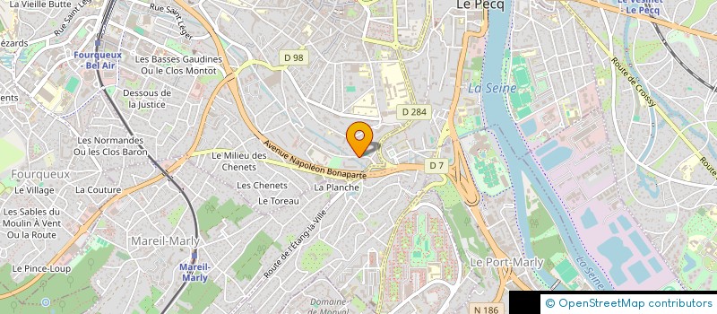 localisation de l'entreprise R.T.I. EXPERTISES  SAINT-GERMAIN-EN-LAYE