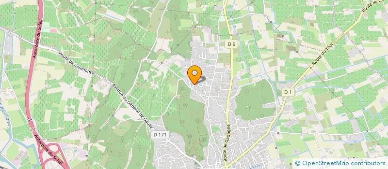 localisation de l'entreprise R T INVEST  CAUMONT-SUR-DURANCE