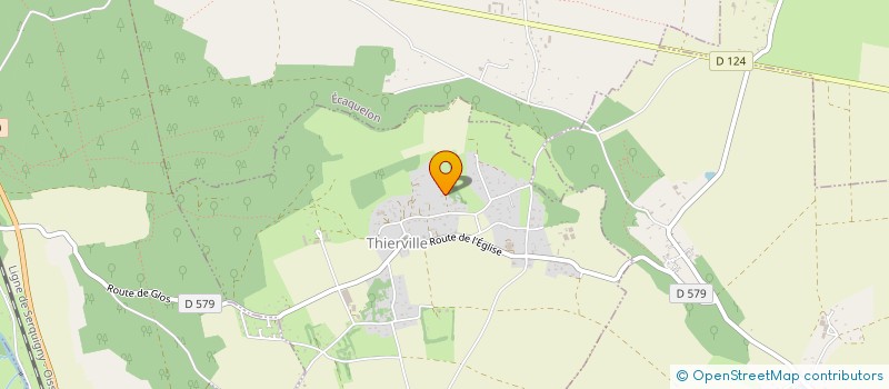 localisation de l'entreprise R.T.J.L.  THIERVILLE