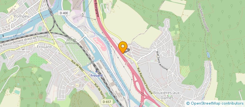 localisation de l'entreprise R.T.M.I.  FROUARD