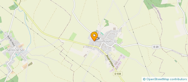 localisation de l'entreprise R.T.O. SAGNIER  HENENCOURT