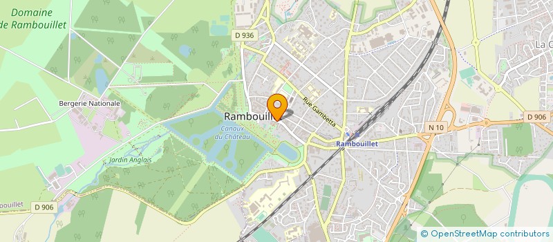 localisation de l'entreprise R.T.OPTIQUE à RAMBOUILLET