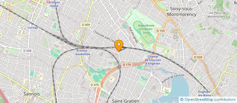 localisation de l'entreprise R.T.P. à EAUBONNE
