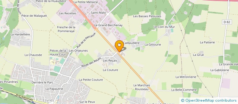 localisation de l'entreprise R T  P  ESVRES