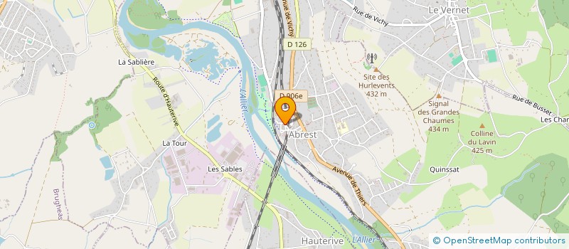 localisation de l'entreprise R.T.P.M  ABREST