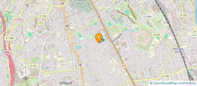 localisation de l'entreprise R.T.P.S à VITRY-SUR-SEINE