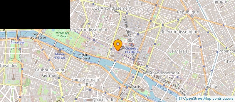 localisation de l'entreprise R.T.S CO à PARIS