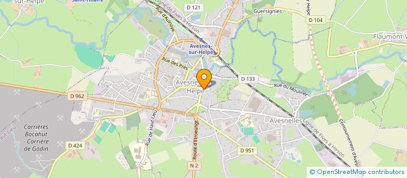 localisation de l'entreprise R.TEC EQUIPEMENT  AVESNES-SUR-HELPE