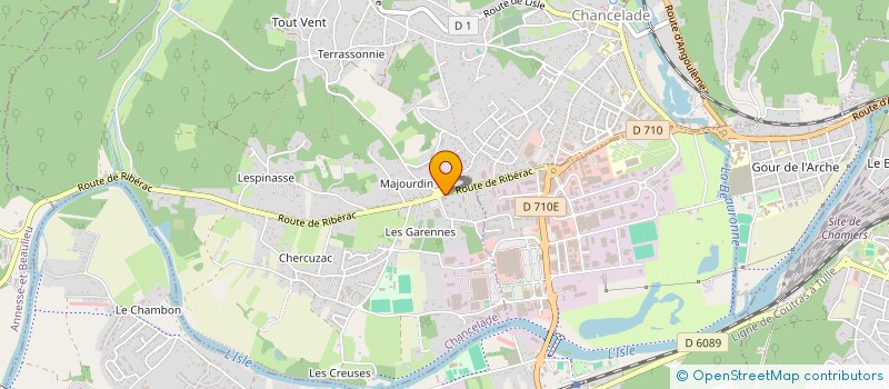 localisation de l'entreprise R-TECH AUTO  CHANCELADE