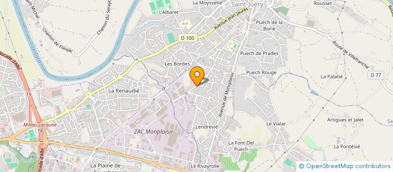 localisation de l'entreprise R-TECH SYSTEMES à SAINT-JUERY