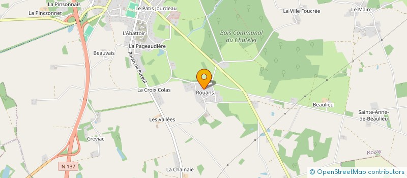 localisation de l'entreprise R TECHNIC  NOZAY