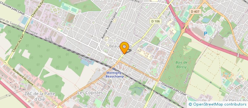 localisation de l'entreprise R'THAI MASSAGE  BEAUCHAMP