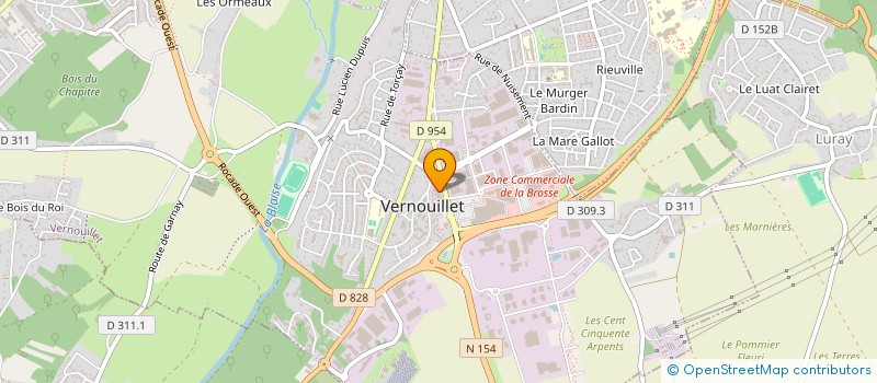 localisation de l'entreprise R TRADING à VERNOUILLET