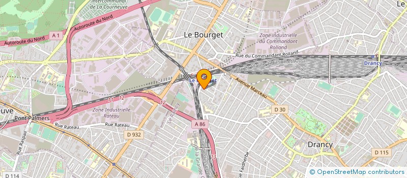 localisation de l'entreprise R TRANSPORTS  DRANCY