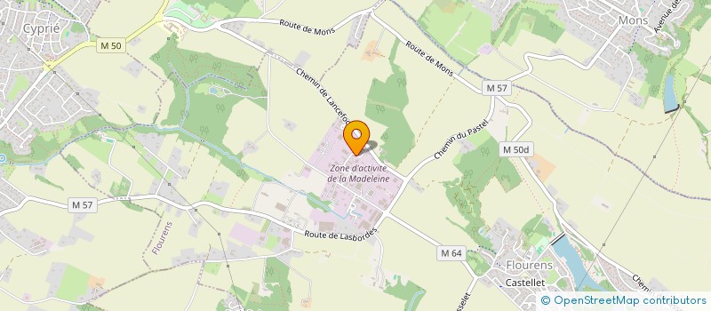 localisation de l'entreprise R V B S à FLOURENS