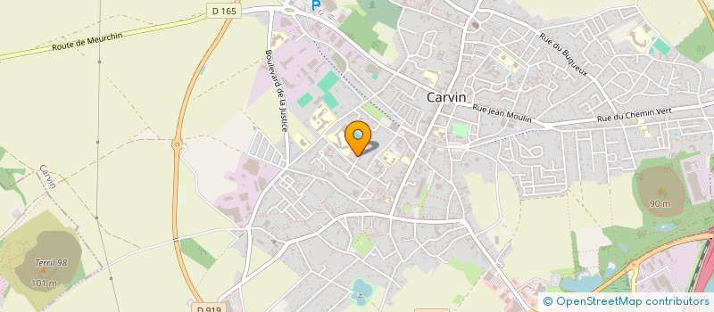 localisation de l'entreprise R V COORDINATION  CARVIN