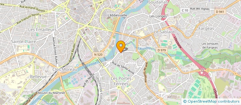 localisation de l'entreprise R.V COURTAGE SOLUTIONS D'ASSURANCES à LIMOGES