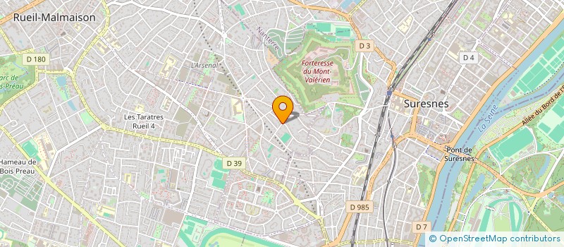 localisation de l'entreprise R.V. IMMOBILIER à RUEIL-MALMAISON