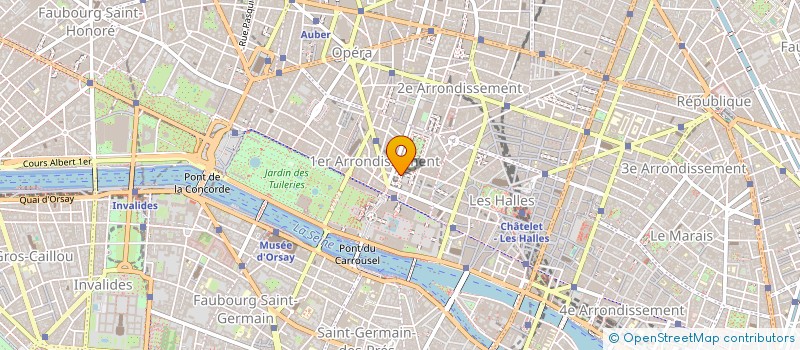 localisation de l'entreprise R.V.K. à PARIS