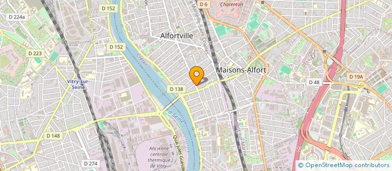 localisation de l'entreprise R.V.P.  ALFORTVILLE