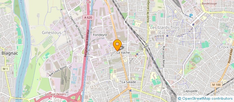 localisation de l'entreprise R&V PATRIMOINE  TOULOUSE