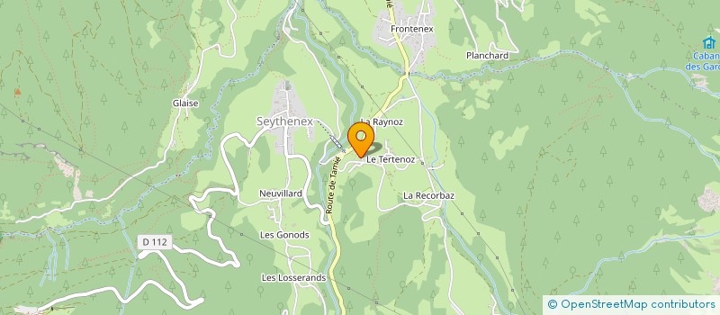 localisation de l'entreprise R.V. ZENNARO-DURET  FAVERGES-SEYTHENEX