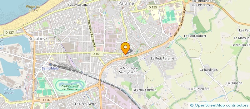 localisation de l'entreprise R. WASH  SAINT-MALO