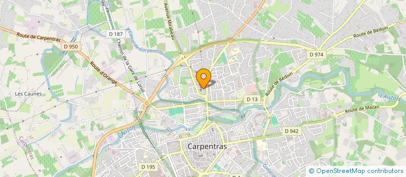 localisation de l'entreprise R Y à CARPENTRAS