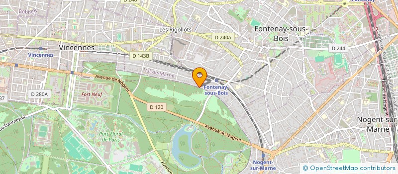 localisation de l'entreprise R - Y à FONTENAY-SOUS-BOIS