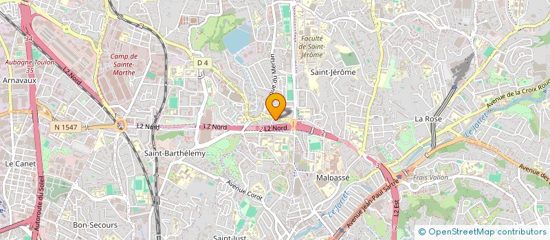 localisation de l'entreprise R.Y.A. à MARSEILLE