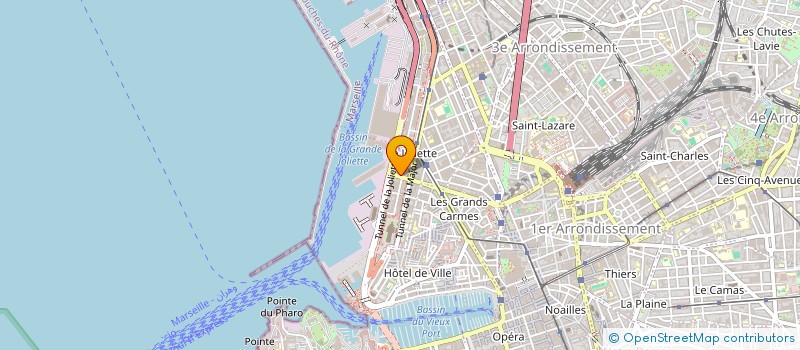 localisation de l'entreprise R.Y.B à MARSEILLE