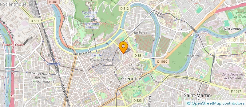 localisation de l'entreprise R-Y TRANSPORTS SERVICES  GRENOBLE