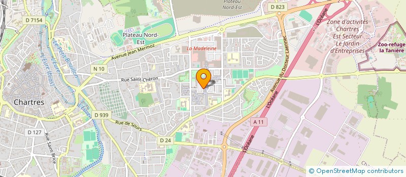 localisation de l'entreprise R.Y VIDEO SARL à CHARTRES