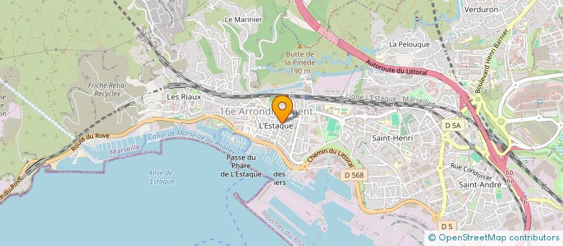 localisation de l'entreprise R.Z.H à MARSEILLE