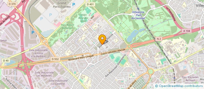 localisation de l'entreprise R.Z.H TRANSPORTS à AULNAY-SOUS-BOIS