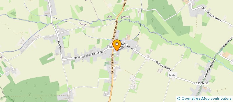 localisation de l'entreprise R0MMENS  FAUMONT