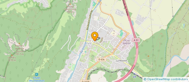 localisation de l'entreprise R2  VIF