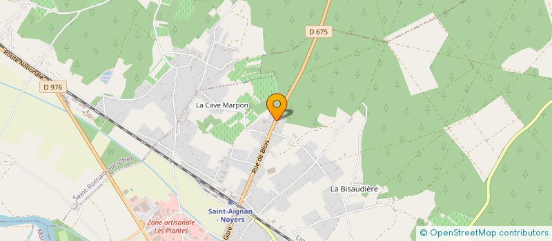 localisation de l'entreprise R2 - L'ENERGIE D'ECLAIRER à NOYERS-SUR-CHER