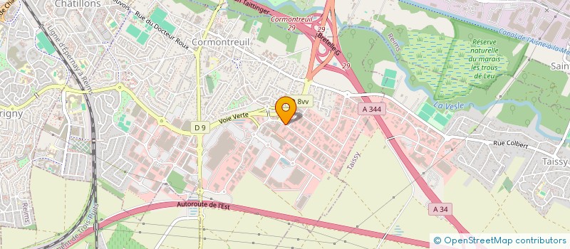 localisation de l'entreprise R23A PIERRE INVEST  CORMONTREUIL