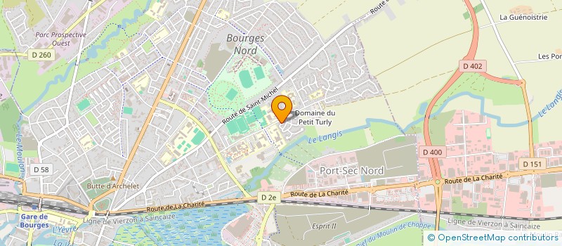 localisation de l'entreprise R2A  BOURGES