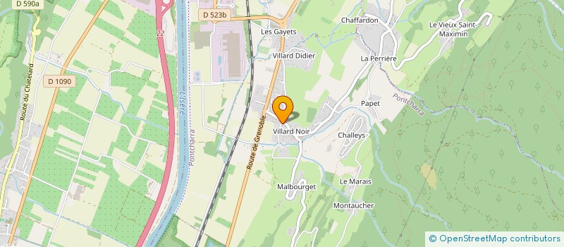 localisation de l'entreprise R2A INFORMATIQUE  LE CHEYLAS