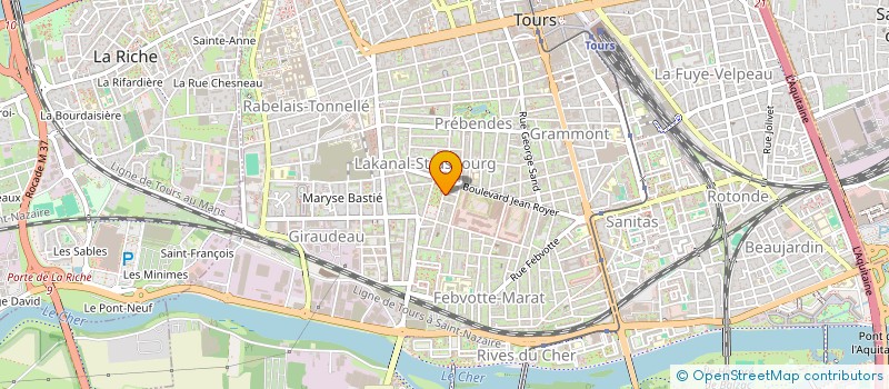 localisation de l'entreprise R2AL2E  TOURS