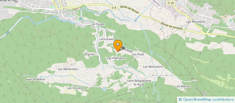 localisation de l'entreprise R2AM CONSULTING  SIMIANE-COLLONGUE