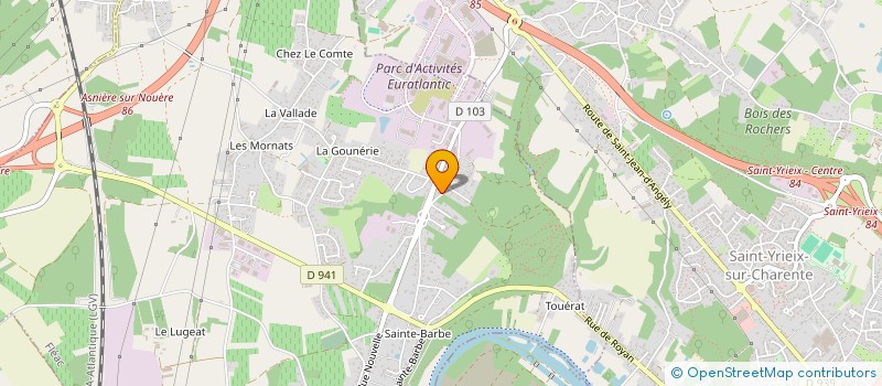 localisation de l'entreprise R2B. à FLEAC