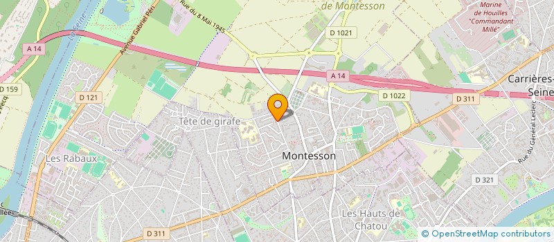 localisation de l'entreprise R2B LOCATION  MONTESSON