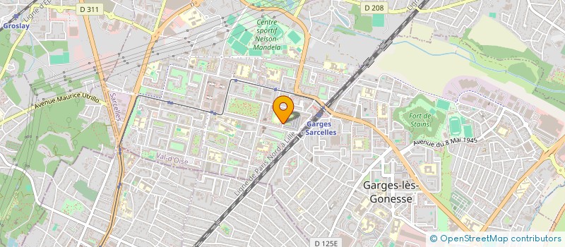 localisation de l'entreprise R2BA à SARCELLES