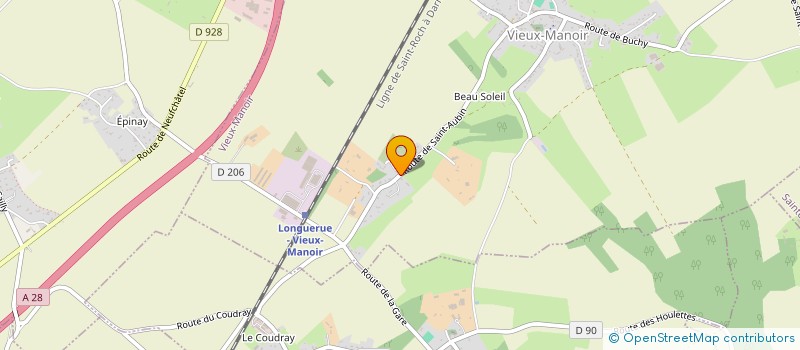 localisation de l'entreprise R2BE VET  VIEUX-MANOIR