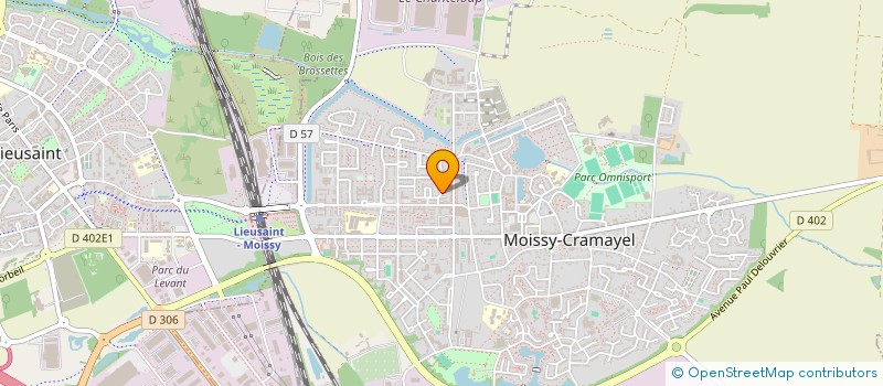 localisation de l'entreprise R2C à MOISSY-CRAMAYEL
