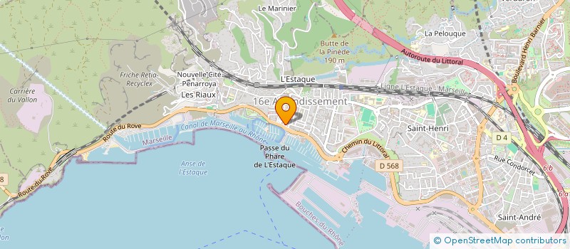 localisation de l'entreprise R2C à MARSEILLE