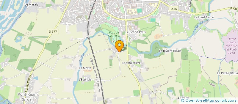 localisation de l'entreprise R2C COORDINATION à BRUZ